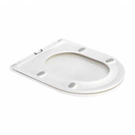 Унитаз-компакт Qtap Robin безободковый с сиденьем Soft-close QT13222141ARW