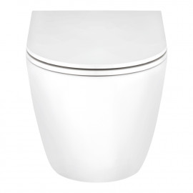 Унитаз подвесной Qtap Scorpio безободковый с сиденьем Soft-close QT1433053ERW