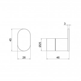 Крючок Qtap Hacek 1102103C