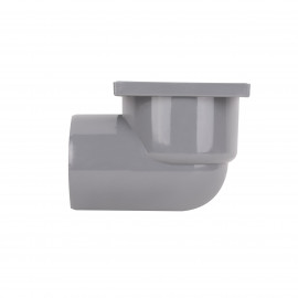 Трап Lidz (WHI) 60 07 T004 00 горизонтальный с пластиковой решеткой 150х150