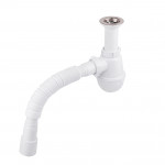 Сифон для кухонной мойки Lidz (WHI) 60 05 M001 00 (выход 50 мм)