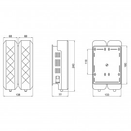 Диспенсер для жидкого мыла Qtap Davcovac mydla DM350WP2