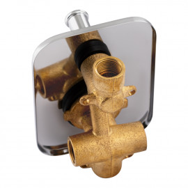 Смеситель скрытого монтажа для душа Qtap Stenava 6245102DC на два потребителя