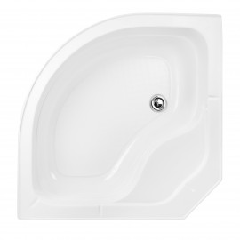 Душовий бокс Lidz Tani SB90x90.SAT.HIGH.FB, стекло Fabric 4 мм