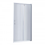 Душевая дверь в нишу Lidz Zycie SD100x185.CRM.TR, стекло прозрачное 5 мм