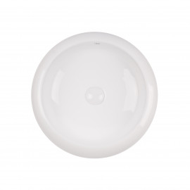 Раковина-чаша Qtap Robin 460x460x100 White с донным клапаном QT13113062W