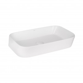 Раковина-чаша Qtap Scorpio 550х390х120 White с донным клапаном QT14112243W