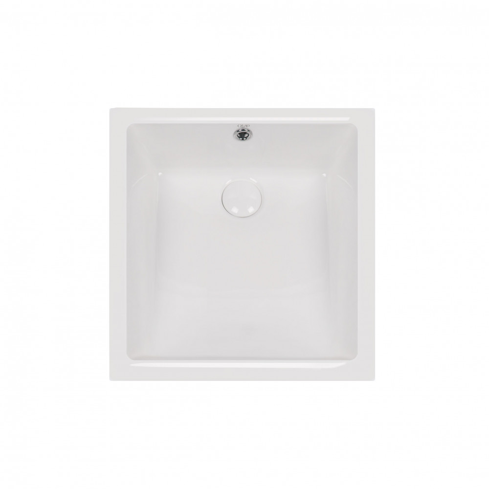 Раковина Qtap Stork 440x340x190 White с донным клапаном QT15116086W