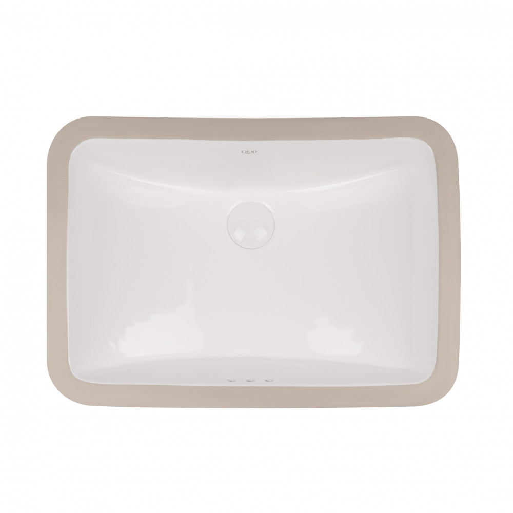 Раковина Qtap Stork 530x370x200 White с донным клапаном QT15116032W