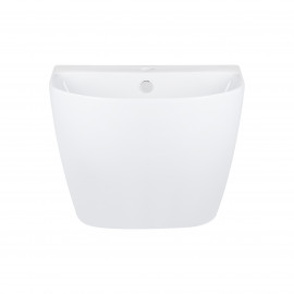 Раковина подвесная моноблок Qtap Leo 540х450х430 White с донным клапаном QT111101GW