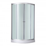 Душевой бокс Lidz Tani SB80x80.SAT.LOW.FB, стекло Fabric 4 мм