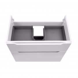 Комплект Qtap Scorpio 810х825х460 White тумба напольная + раковина врезная  QT1471TNВ8013080CW