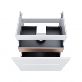 Тумба подвесная Qtap Virgo 600х580х437 White/Whitish oak QT1874TPА601W