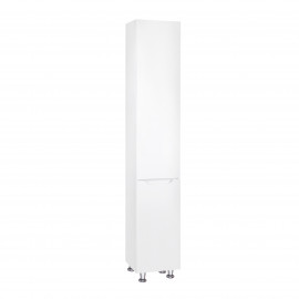 Пенал напольный Qtap Scorpio 350х1900х300 White с корзиной для белья QT1475PN1901KRW