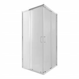 Душевая кабина Qtap Taurus CRM1011SC6 100x100 см, стекло Clear 6 мм, покрытие CalcLess без поддона