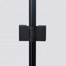 Душевая кабина Qtap Capricorn BLA1099SC6 90x90 см, стекло Clear 6 мм, покрытие CalcLess без поддона