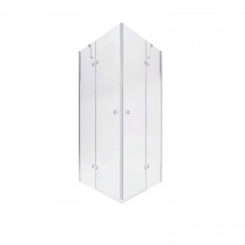 Душевая кабина Qtap Crow CRM1099SC6 90x90 см, стекло Clear 6 мм, покрытие CalcLess без поддона