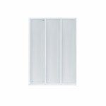 Штора на ванну Qtap Gemini WHI40114RP4 стекло Pear 4 мм, 100x140 см