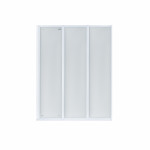 Штора на ванну Qtap Gemini WHI401114RP4 стекло Pear 4 мм, 110x140 см