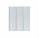 Штора на ванну Qtap Gemini WHI401214RP4 стекло Pear 4 мм, 120x140 см