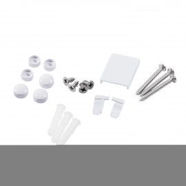 Штора на ванну Qtap Gemini WHI401214RP4 стекло Pear 4 мм, 120x140 см