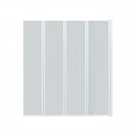 Штора на ванну Qtap Gemini WHI401214RP6 стекло Pear 6 мм, 120x140 см