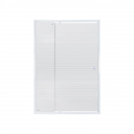 Душевая дверь в нишу Qtap Pisces WHI2013-14.CP5 130-140x185 см, стекло Pattern 5 мм