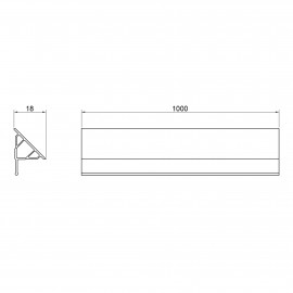 Декоративная планка для поддона и ванны Qtap Water cover WHI60101802