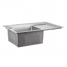 Набор 2 в 1 Lidz кухонная мойка H7851L 3.0/0.8 мм Brush + дозатор для моющего средства