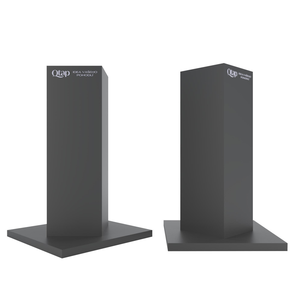 Стенд Qtap для керамики, островной 1850х1200х1200 мм, графит (комплект)