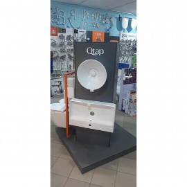 Стенд Qtap для керамики, островной 1850х1200х1200 мм, графит (комплект)