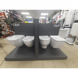 Стенд Qtap для керамики, крестообразный 1060х1820х1360 мм, графит (комплект)