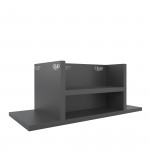 Стенд Qtap для керамики, со столешницей под умывальники 1200х3000х1300 мм, графит (комплект)