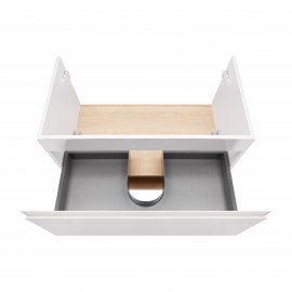 Тумба подвесная Qtap Robin 800х580х437 White/Whitish oak QT1374TPВ8001WWO