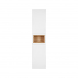 Пенал подвесной Qtap Robin 350х1650х316 White/Whitish oak QT1376PP1651RWWO