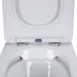 Унитаз подвесной Qtap Presto безободковый с сиденьем Soft-close QT24332615EW