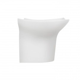 Раковина подвесная моноблок Qtap Presto 600х450х405mm White с донным клапаном QT2411G822W