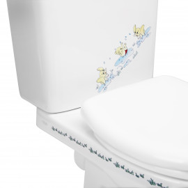 Унитаз-компакт детский Qtap Baby с сиденьем QT2322C229PEWD