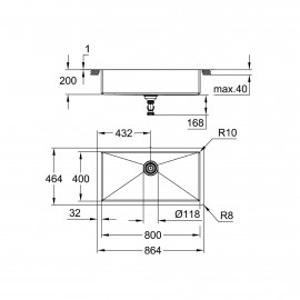 Кухонная мойка Grohe Sink K700 31580SD1