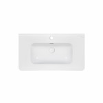 Раковина Qtap Albatross 9H 800х460х180 White с донным клапаном QT01119080HW