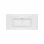 Раковина Qtap Albatross 9H 1000х460х180 White с донным клапаном QT01119100HW