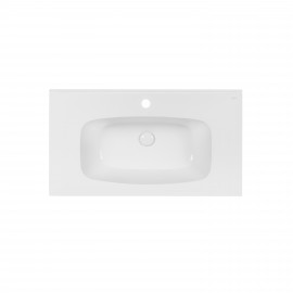 Раковина Qtap Albatross 5H 900х500х210 White с донным клапаном QT01115090HW