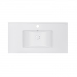 Раковина Qtap Albatross E 900х460х180 White с донным клапаном QT01119090EW