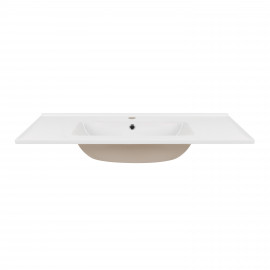 Раковина Qtap Albatross E49 1000х490х200 White с донным клапаном QT01119100E49W