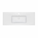 Раковина Qtap Albatross E49 1200х490х200 White с донным клапаном QT01119120E49W