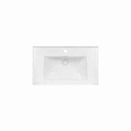 Раковина Qtap Albatross 5C 800х480х210 White с донным клапаном QT01115080CW