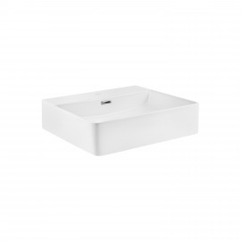 Раковина Qtap Nando C 500х420х125 White с донным клапаном QT12117050CW