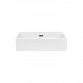 Раковина Qtap Nando C 500х420х125 White с донным клапаном QT12117050CW