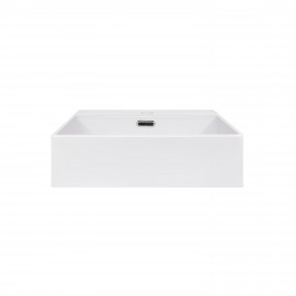 Раковина Qtap Nando K 410х355х125 White с донным клапаном QT12117041KW