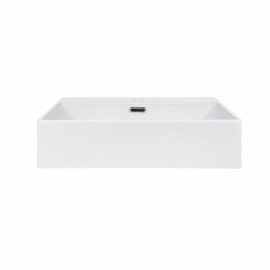 Раковина Qtap Nando K 500х355х125 White с донным клапаном QT12117050KW